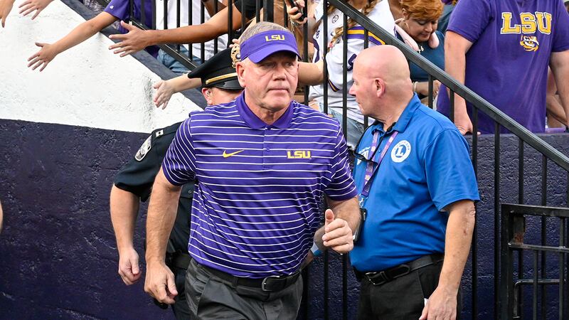 LSU head coach Brian Kelly