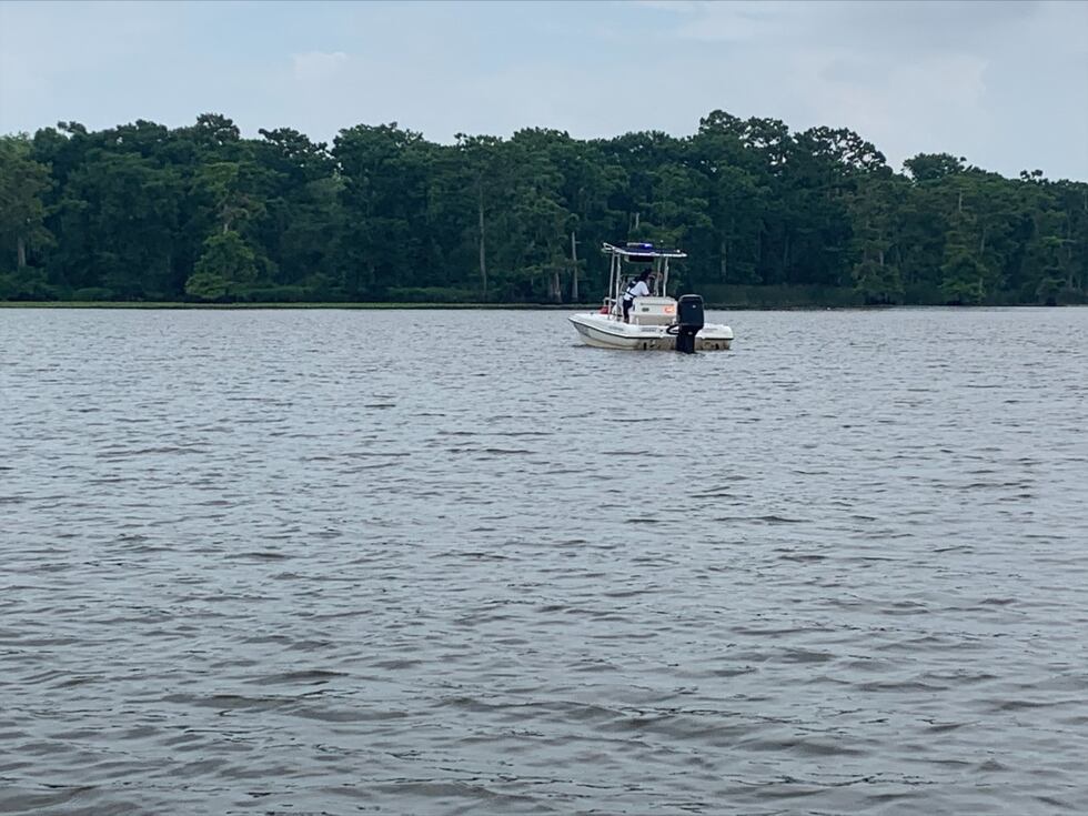 Officials are searching for three people who went missing in Lake Maurepas Sunday afternoon.