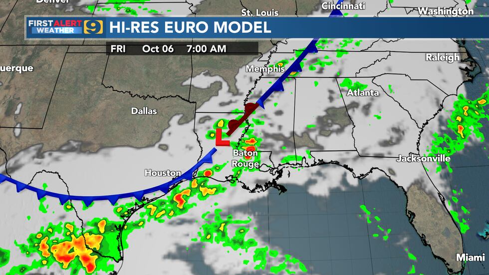 FIRST ALERT FORECAST: Tuesday, October 3