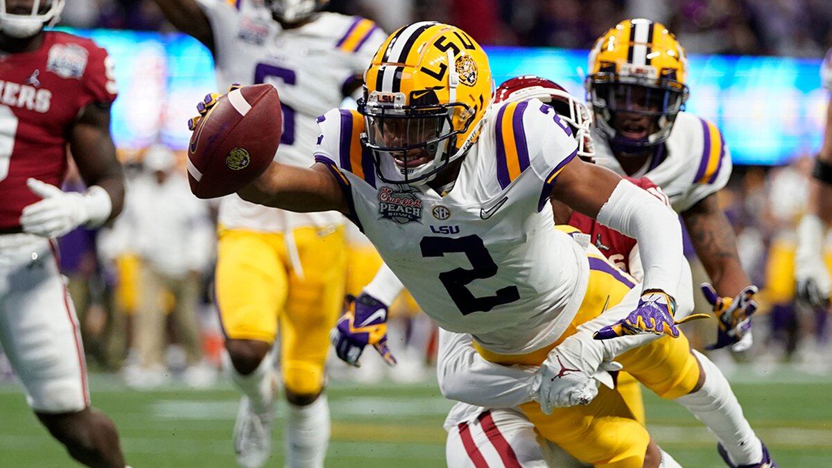 2020 NFL DRAFT: LSU WR Justin Jefferson taken No. 22 overall by